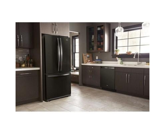 Réfrigérateur trois portes avec porte à deux battants amovible de 30 po 19,68 pi³ avec filtre à air FreshFlow™ Whirlpool - WRF560SFHV