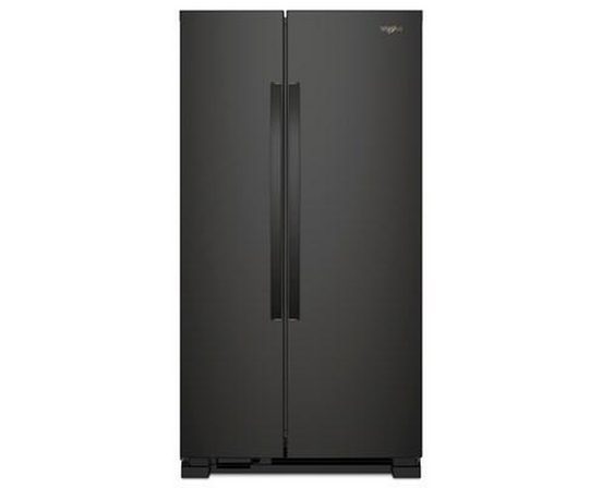 Réfrigérateur côte-à-côte amovible de 33 po, 21.7 pi³ avec dégivrage intelligent Whirlpool - WRS312SNHB