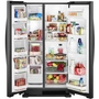 Réfrigérateur côte-à-côte amovible de 33 po, 21.7 pi³ avec dégivrage intelligent Whirlpool - WRS312SNHB