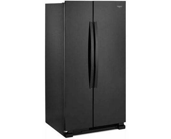 Réfrigérateur côte-à-côte amovible de 33 po, 21.7 pi³ avec dégivrage intelligent Whirlpool - WRS312SNHB