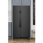 Réfrigérateur côte-à-côte amovible de 33 po, 21.7 pi³ avec dégivrage intelligent Whirlpool - WRS312SNHB