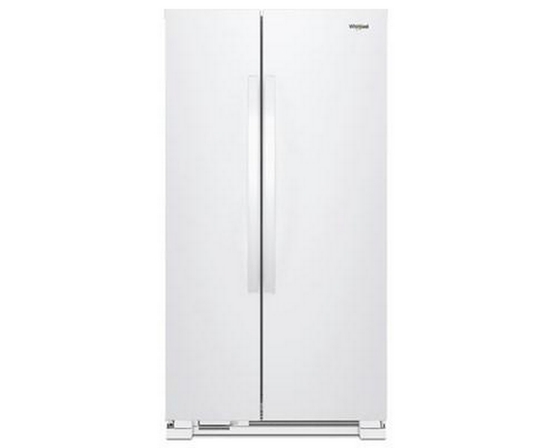 Réfrigérateur côte-à-côte amovible de 33 po, 21.7 pi³ avec dégivrage intelligent Whirlpool - WRS312SNHW