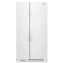 Réfrigérateur côte-à-côte amovible de 33 po, 21.7 pi³ avec dégivrage intelligent Whirlpool - WRS312SNHW