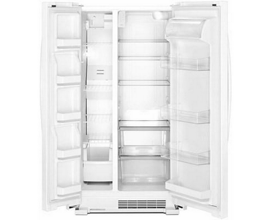 Réfrigérateur côte-à-côte amovible de 33 po, 21.7 pi³ avec dégivrage intelligent Whirlpool - WRS312SNHW