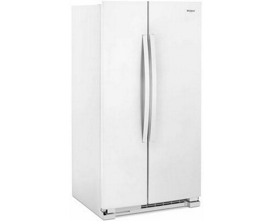 Réfrigérateur côte-à-côte amovible de 33 po, 21.7 pi³ avec dégivrage intelligent Whirlpool - WRS312SNHW