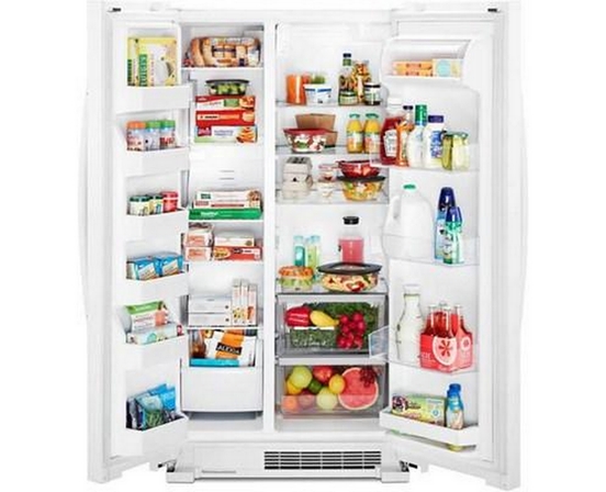 Réfrigérateur côte à côte de 36 po, 25,1 pi³ Whirlpool - WRS315SNHW