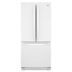 Réfrigérateur trois portes avec porte à deux battants amovible de 30 po 19,68 pi³ avec filtre à air FreshFlow™ Whirlpool - WRF560SFHW