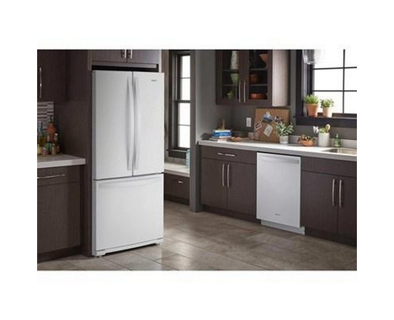 Réfrigérateur trois portes avec porte à deux battants amovible de 30 po 19,68 pi³ avec filtre à air FreshFlow™ Whirlpool - WRF560SFHW