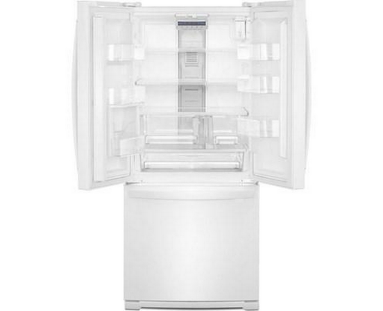 Réfrigérateur trois portes avec porte à deux battants amovible de 30 po 19,68 pi³ avec filtre à air FreshFlow™ Whirlpool - WRF560SFHW