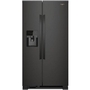 Réfrigérateur côte-à-côte amovible de 33 po, 2,4 pi³ avec distributeur externe de glaçons et eau avec filtration d'eau  EveryDrop™ Whirlpool - WRS331SDHB