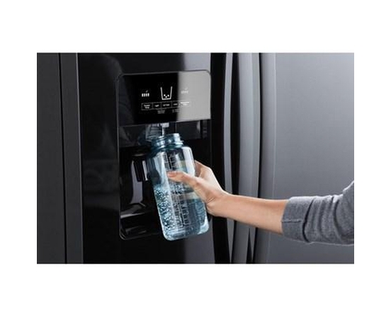 Réfrigérateur côte-à-côte amovible de 33 po, 2,4 pi³ avec distributeur externe de glaçons et eau avec filtration d'eau  EveryDrop™ Whirlpool - WRS331SDHB