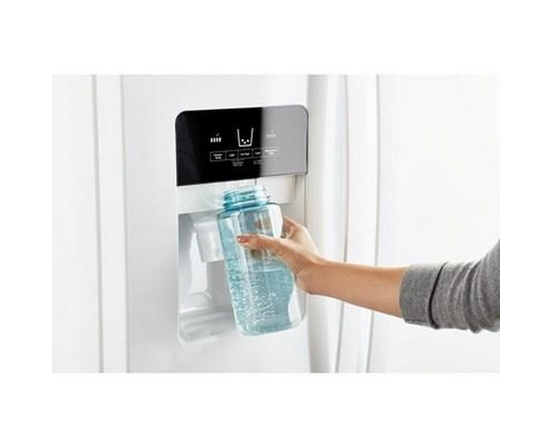 Réfrigérateur côte-à-côte amovible de 33 po, 2,4 pi³ avec distributeur externe de glaçons et eau avec filtration d'eau  EveryDrop™ Whirlpool - WRS331SDHW