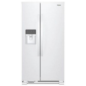 Réfrigérateur côte-à-côte de 36 po, 24,5 pi³ amovible avec distributeur externe de glaçons et d'eau avec filtration d'eau  EveryDrop™ Whirlpool - WRS335SDHW