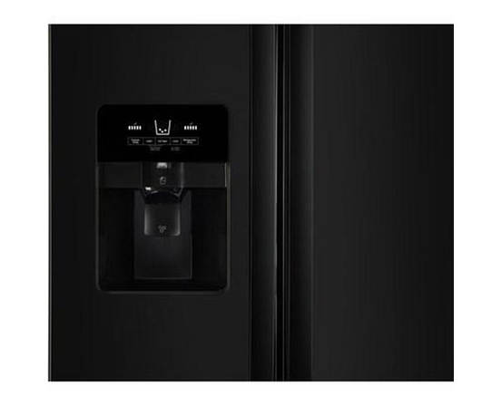 Réfrigérateur côte-à-côte de 36 po, 24,5 pi³ amovible avec distributeur externe de glaçons et d'eau avec filtration d'eau  EveryDrop™ Whirlpool - WRS335SDHB
