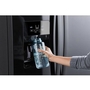 Réfrigérateur côte-à-côte de 36 po, 24,5 pi³ amovible avec distributeur externe de glaçons et d'eau avec filtration d'eau  EveryDrop™ Whirlpool - WRS335SDHB