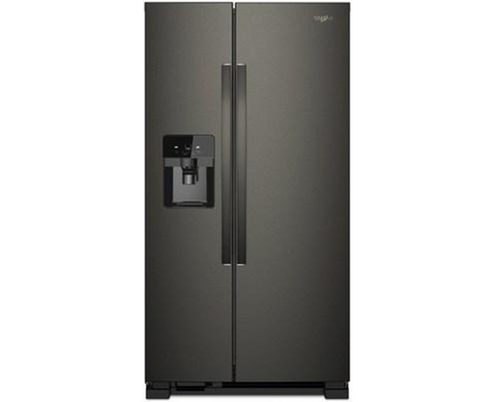 Réfrigérateur côte-à-côte amovible de 36 po, 24,5 pi³ avec distributeur externe de glaçons et eau avec filtration d'eau EveryDrop™ Whirlpool - WRS555SIHV