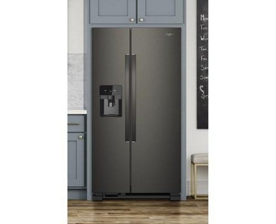 Réfrigérateur côte-à-côte amovible de 36 po, 24,5 pi³ avec distributeur externe de glaçons et eau avec filtration d'eau EveryDrop™ Whirlpool - WRS555SIHV