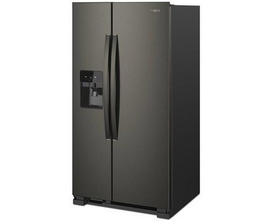 Réfrigérateur côte-à-côte amovible de 36 po, 24,5 pi³ avec distributeur externe de glaçons et eau avec filtration d'eau EveryDrop™ Whirlpool - WRS555SIHV