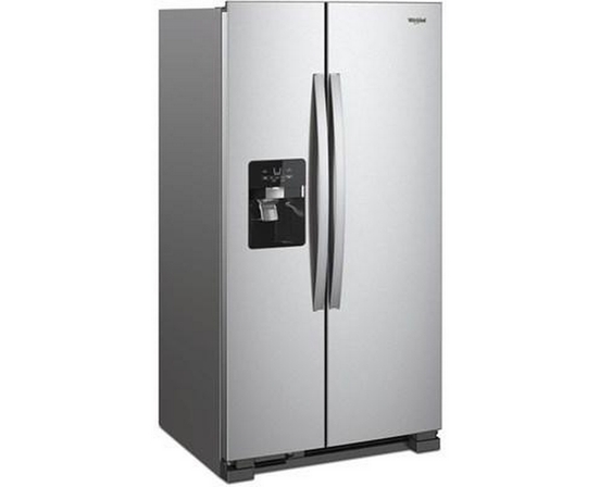 Réfrigérateur côte-à-côte amovible de 36 po, 24,5 pi³ avec distributeur externe de glaçons et eau avec filtration d'eau EveryDrop™ Whirlpool - WRS555SIHZ