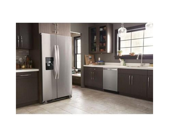 Réfrigérateur côte-à-côte amovible de 36 po, 24,5 pi³ avec distributeur externe de glaçons et eau avec filtration d'eau EveryDrop™ Whirlpool - WRS555SIHZ