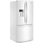 Réfrigérateur trois portes avec porte à deux battants amovible de 30 po, 19,7 pi³. avec distributeur externe d'eau avec filtration EveryDrop® Whirlpool - WRF560SEHW