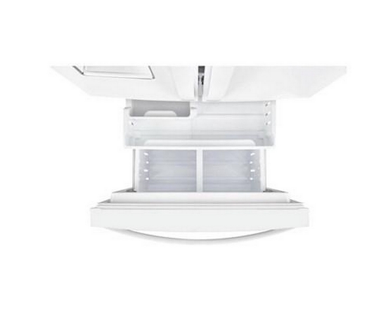 Réfrigérateur trois portes avec porte à deux battants amovible de 30 po, 19,7 pi³. avec distributeur externe d'eau avec filtration EveryDrop® Whirlpool - WRF560SEHW
