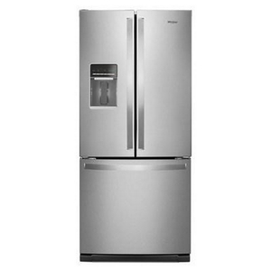 Réfrigérateur trois portes avec porte à deux battants amovible de 30 po, 19,7 pi³. avec distributeur externe d'eau avec filtration EveryDrop® Whirlpool - WRF560SEHZ