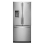 Réfrigérateur trois portes avec porte à deux battants amovible de 30 po, 19,7 pi³. avec distributeur externe d'eau avec filtration EveryDrop® Whirlpool - WRF560SEHZ