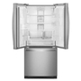Réfrigérateur trois portes avec porte à deux battants amovible de 30 po, 19,7 pi³. avec distributeur externe d'eau avec filtration EveryDrop® Whirlpool - WRF560SEHZ