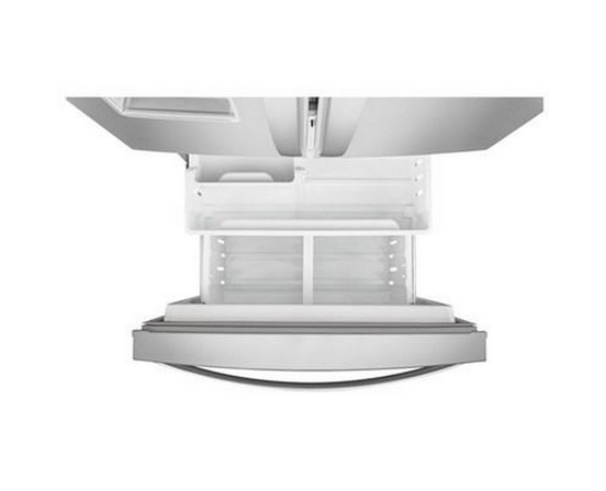 Réfrigérateur trois portes avec porte à deux battants amovible de 30 po, 19,7 pi³. avec distributeur externe d'eau avec filtration EveryDrop® Whirlpool - WRF560SEHZ