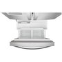 Réfrigérateur trois portes avec porte à deux battants amovible de 30 po, 19,7 pi³. avec distributeur externe d'eau avec filtration EveryDrop® Whirlpool - WRF560SEHZ