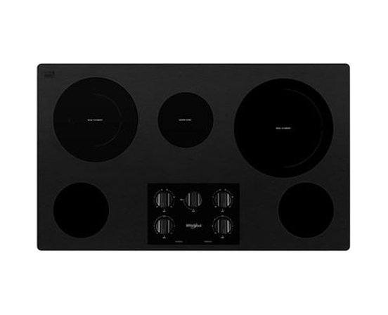Table de cuisson encastrée électrique de 36 po Whirlpool - WCE77US6HB