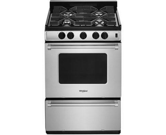 Cuisinière amovible à gaz de 24 po Whirlpool - WFG500M4HS