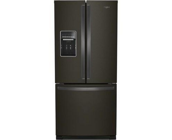 Réfrigérateur trois portes avec porte à deux battants amovible de 30 po, 19,7 pi³. avec distributeur externe d'eau avec filtration EveryDrop® Whirlpool - WRF560SEHV