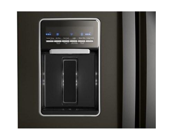 Réfrigérateur trois portes avec porte à deux battants amovible de 30 po, 19,7 pi³. avec distributeur externe d'eau avec filtration EveryDrop® Whirlpool - WRF560SEHV