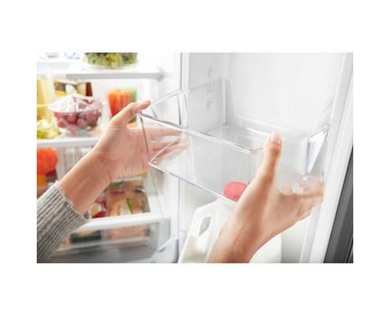 Réfrigérateur trois portes avec porte à deux battants amovible de 30 po, 19,7 pi³. avec distributeur externe d'eau avec filtration EveryDrop® Whirlpool - WRF560SEHV