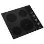 Table de cuisson encastrée électrique de 24 po avec élément FlexHeat™ Whirlpool - WCE55US4HB
