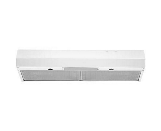 Boîtier de hotte sous-cabinet de 30 po. avec éclairage DEL Whirlpool - WVU17UC0JW
