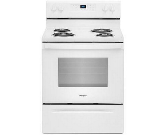 Cuisinière amovible électrique de 30 po., 4,8 pi³ avec technologie four autonettoyant Whirlpool - YWFC315S0JW