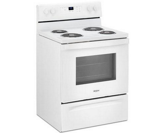 Cuisinière amovible électrique de 30 po., 4,8 pi³ avec technologie four autonettoyant Whirlpool - YWFC315S0JW