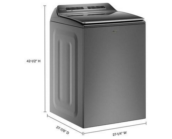 Laveuse à chargement vertical de 6.1 pi³ avec distributeur Load & Go™ Whirlpool - WTW8127LC
