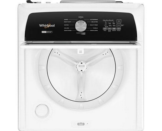 Laveuse à chargement vertical de 5,4 pi³ avec agitateur amovible Whirlpool - WTW5057LW
