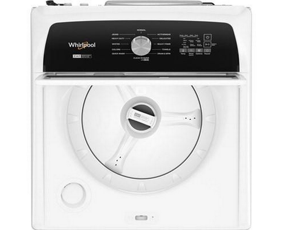Laveuse à chargement vertical de 5,4 pi³ avec agitateur amovible Whirlpool - WTW5057LW