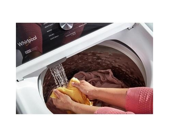 Laveuse à chargement vertical de 5,4 pi³ avec agitateur amovible Whirlpool - WTW5057LW