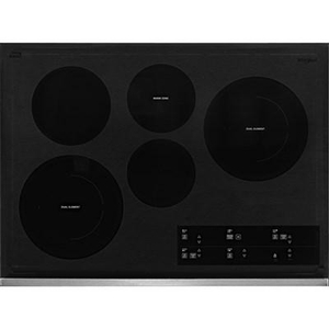 Table de cuisson encastrée électrique de 30 po. avec élément FlexHeat™ Whirlpool - WCE97US0KS