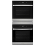 Four mural encastré double de 24 po, 5,8 pi³. avec technologie convection véritable Whirlpool - WOD52ES4MZ
