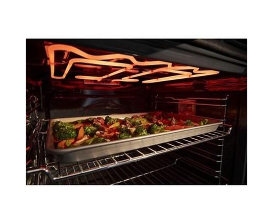 Four mural encastré double de 24 po, 5,8 pi³. avec technologie convection véritable Whirlpool - WOD52ES4MZ