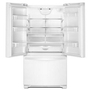 Réfrigérateur trois portes avec porte à deux battants amovible de 33 po, 22,1 pi³. avec machine à glaçons Whirlpool - WRFF5333PW