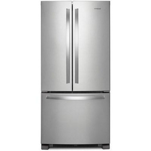 Réfrigérateur trois portes avec porte à deux battants amovible de 33 po, 22,1 pi³. avec machine à glaçons Whirlpool - WRFF5333PZ
