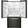 Réfrigérateur trois portes avec porte à deux battants amovible de 33 po, 22,1 pi³. avec machine à glaçons Whirlpool - WRFF5333PV